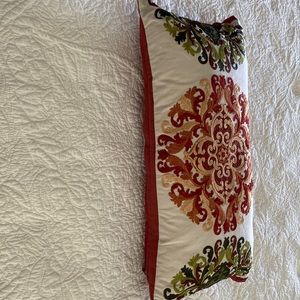 Oblong decorative pillow